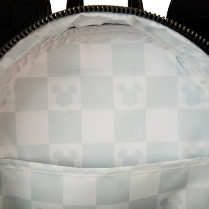 Loungefly Mickey Mouse Black Checked Disney Mini Backpack WDBK3854