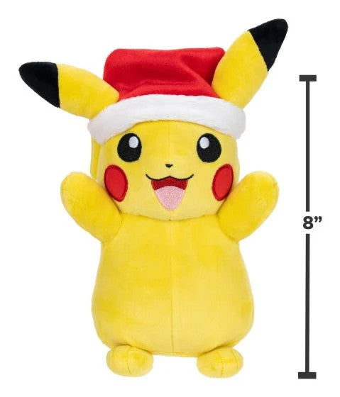 Pokemon Christmas 8 Inch Pikachu Plush