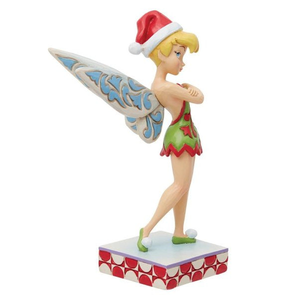Disney Traditions Cheeky Christmas Pixie Tinker Bell Christmas Figurine by Jim Shore 6013063