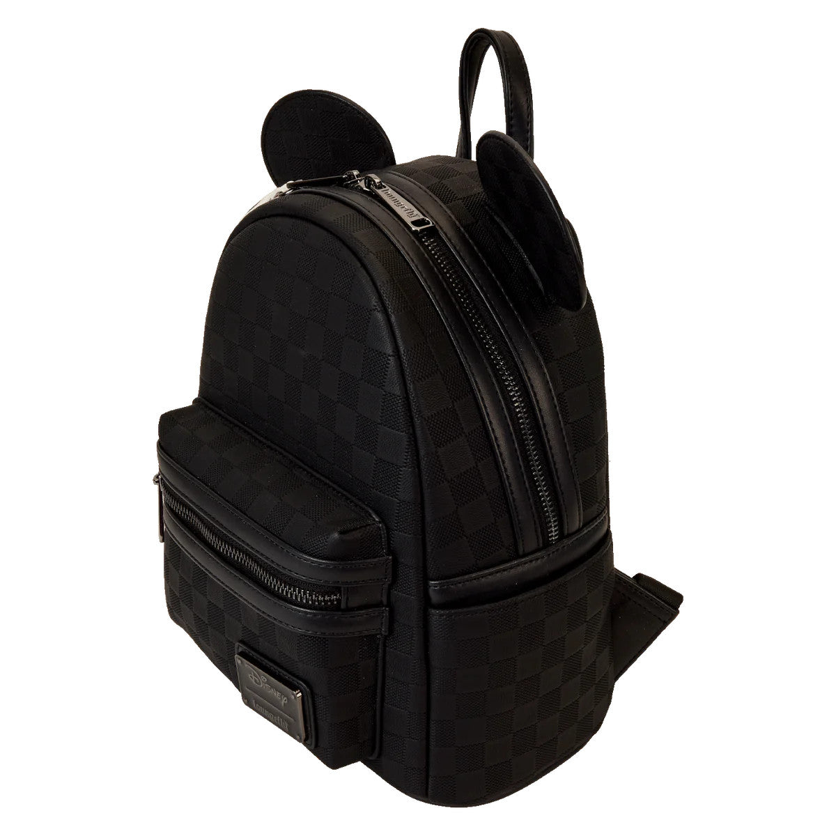 Loungefly Mickey Mouse Black Checked Disney Mini Backpack WDBK3854