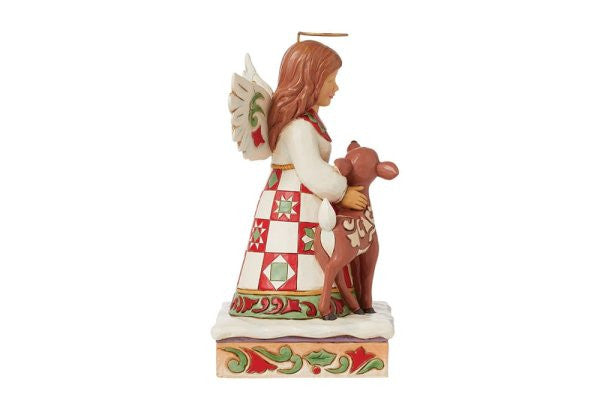 Heartwood Creek By Jim Shore Christmas Angel With Deer Figurine 6015532