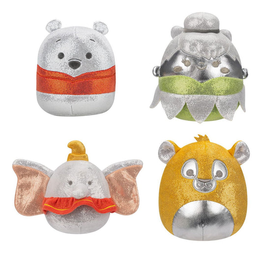Squishmallows 5” Disney 100th Anniversary 4 Pack - Dumbo, Winnie the Pooh, Tiana and the Lion King