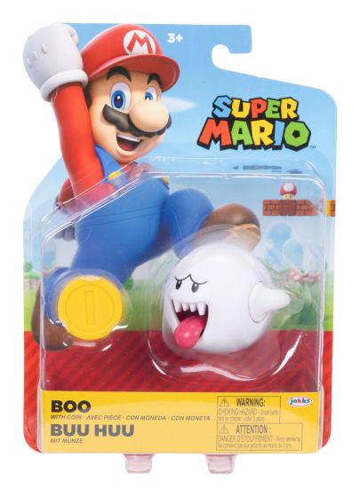 World of Nintendo Super Mario 4" Figures - Boo
