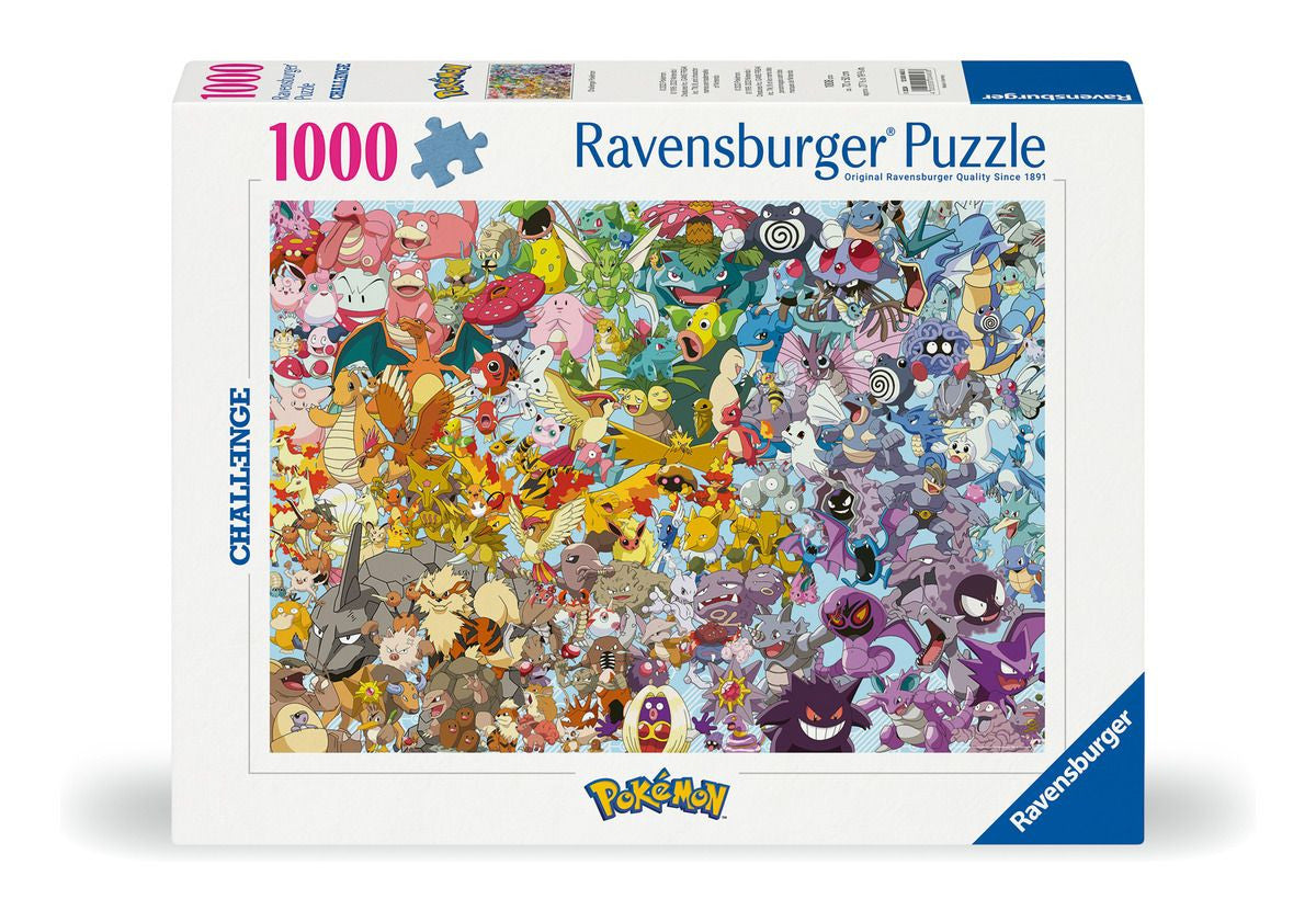 Ravensburger Challenge Pokemon 1000 Piece Jigsaw Puzzle