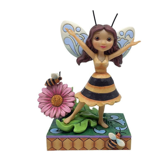 Heartwood Creek Bumblebee Fairy Figurine By Jim Shore