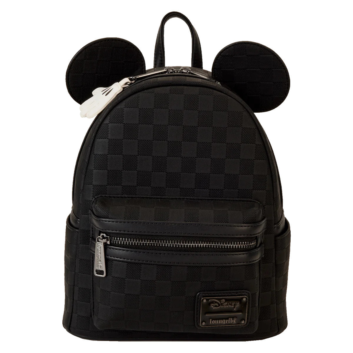 Loungefly Mickey Mouse Black Checked Disney Mini Backpack WDBK3854
