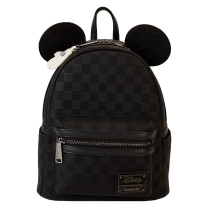 Loungefly Mickey Mouse Black Checked Disney Mini Backpack WDBK3854