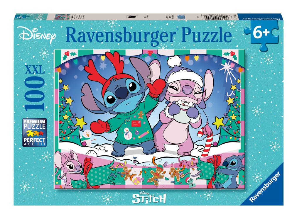Ravensburger Disney Stitch Christmas 100 Piece XXL Jigsaw Puzzle