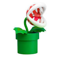 Super Mario Mini Piranha Plant Posable Lamp By Paladone