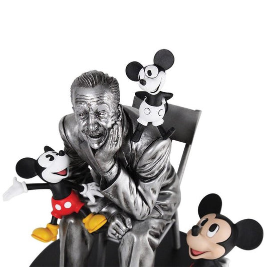 Grand Jester Studios 100 Years Of Wonder Disney Walt with Mickey Through The Years Figurine 6012858
