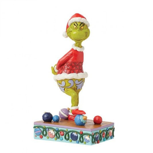 The Grinch Stepping On An Ornament Figurine By Jim Shore 6015219
