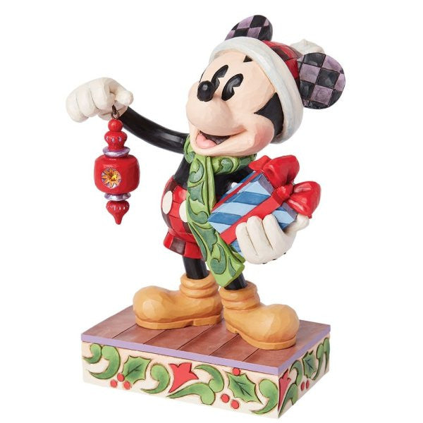 Disney Traditions Limited Edition Christmas Mickey Mouse 2024 Figurine By Jim Shore 6015737