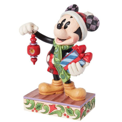 Disney Traditions Limited Edition Christmas Mickey Mouse 2024 Figurine By Jim Shore 6015737