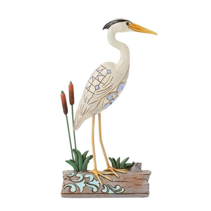 Heartwood Creek By Jim Shore Waterside Watcher (Blue Heron) Figurine 6016523