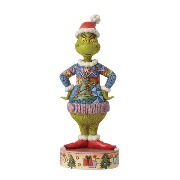 The Grinch Wearing Ugly Sweater Figurine By Jim Shore 6012700
