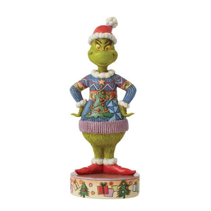 The Grinch Wearing Ugly Sweater Figurine By Jim Shore 6012700