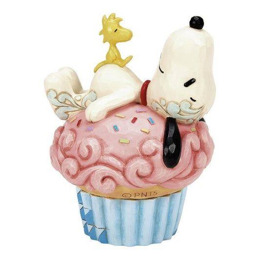 Sprinkle Snooze (Snoopy Laying on Cupcake) Peanuts Figurine By Jim Shore 6016266
