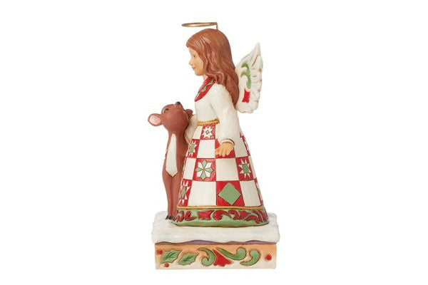 Heartwood Creek By Jim Shore Christmas Angel With Deer Figurine 6015532