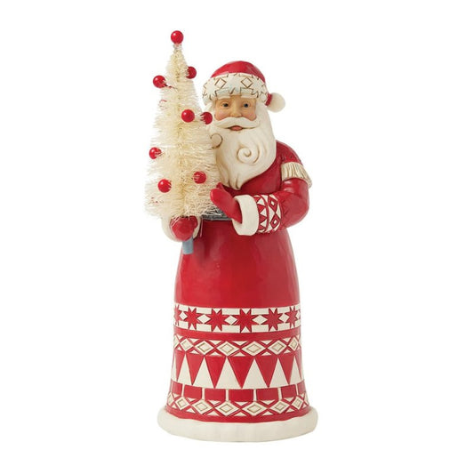 Heartwood Creek By Jim Shore Nordic Winter Wishes (Nordic Santa With Tree) Figurine 6017043