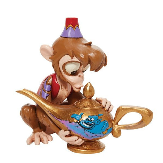 Disney Traditions Abu with Genie Lamp Figurine By Jim Shore