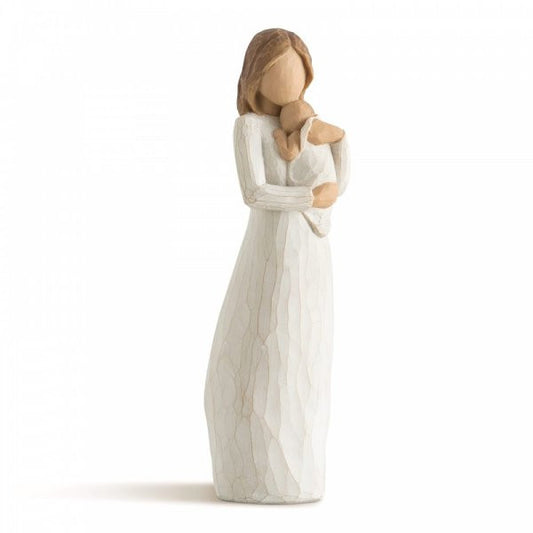 Willow Tree Figurine of a mother holding a baby