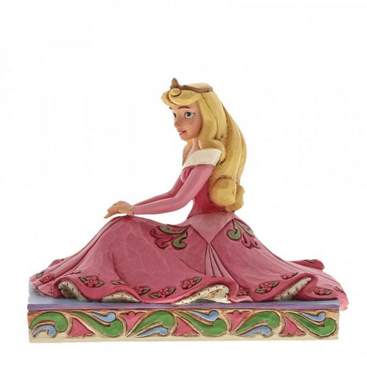Disney Traditions Princess Aurora from Sleeping Beauty seated figurine