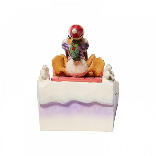 Disney Traditions Donald & Pluto Sledding Figurine