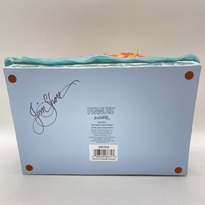 Adventures Await Peanuts Gang Rafting Signed By Jim Shore 6007934