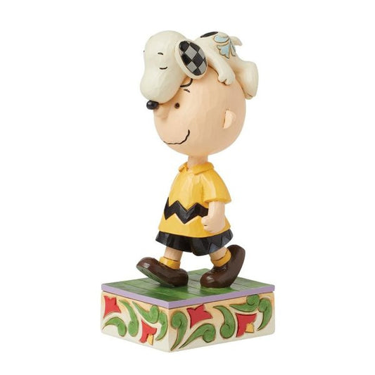 Head Honcho (Snoopy on Charlie Brown's Head) Peanuts Figurine By Jim Shore 6016270