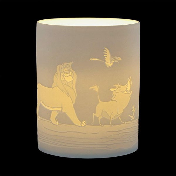 Disney Enchanting Collection Moonlight Philosophy (The Lion King) Lithophane Ceramic Lamp A31751