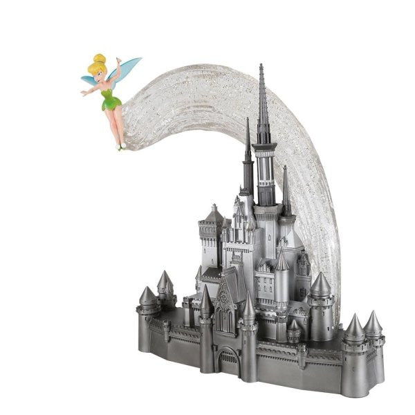 Grand Jester Studios 100 Years Of Wonder Disney Castle With Tinker Bell Figurine 6012857