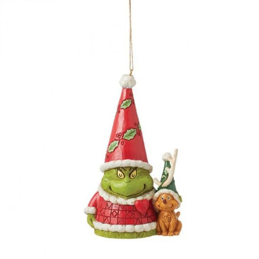 The Grinch Gnome With Max Hanging Ornament By Jim Shore 6015228