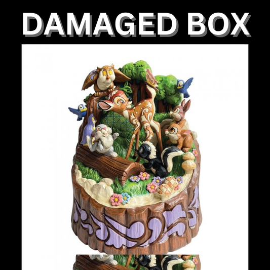 DAMAGED BOX - Disney Traditions Bambi Carved By Heart Figurine by Jim Shore