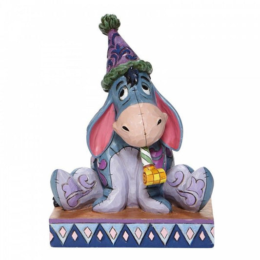 Disney Traditions Eeyore with Birthday Hat Figurine