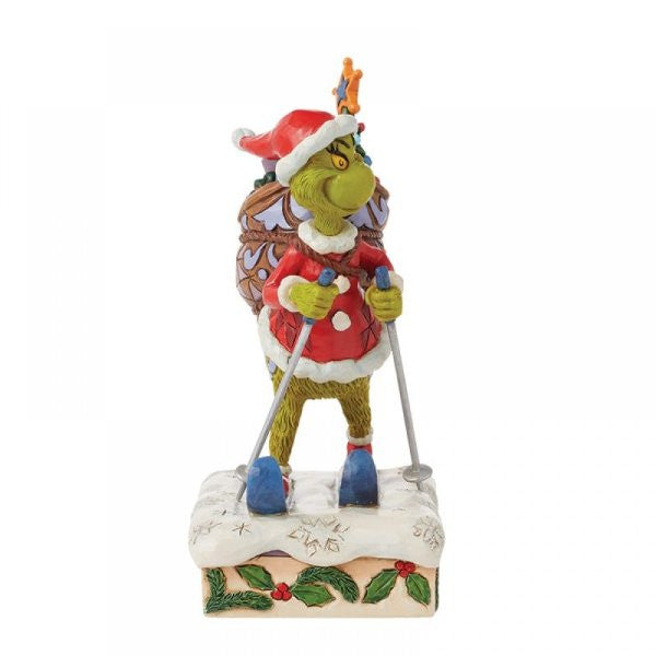 The Grinch Skiing Figurine By Jim Shore 6015216