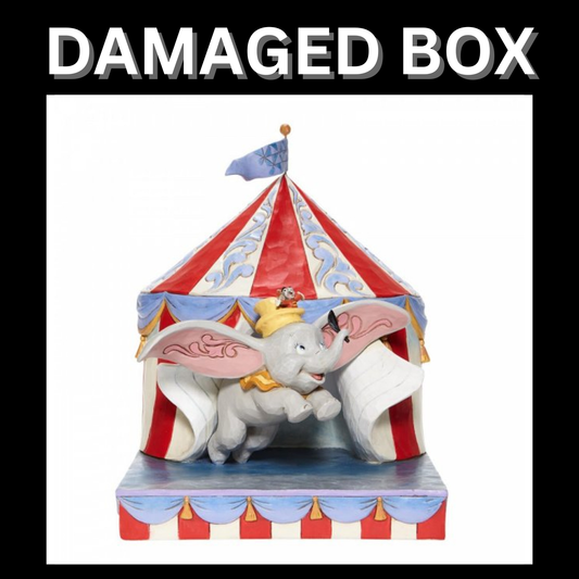 DAMAGED BOX - Disney Traditions Over the Big Top - Dumbo Circus out of Tent Figurine