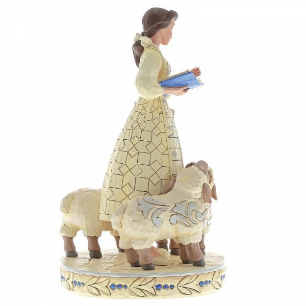 Disney Traditions Belle with book & sheep Figurine