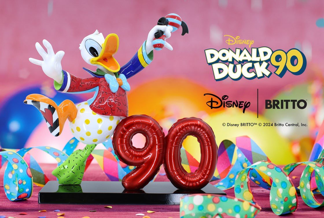 Disney Britto Donald Duck 90th Anniversary Figurine 6016310