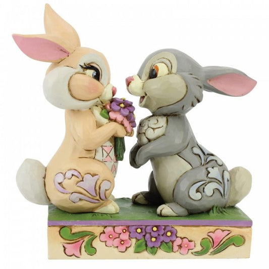 Disney Traditions Miss Bunny and Thumper from Bambi figurine