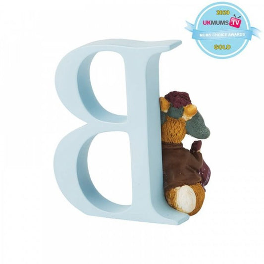 Beatrix potter freestanding alphabet letter 'B' Benjamin Bunny figurine