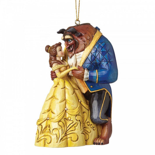 Disney Traditions Beauty & The Beast Dancing Hanging Ornament Figurine