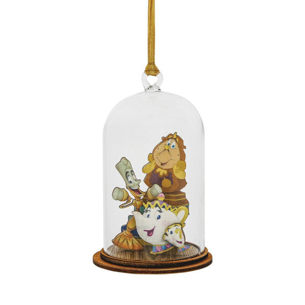 Disney Enchanting Loyal Servants  (Mrs Potts, Chip, Cogsworth, Lumiere) Hanging Ornament