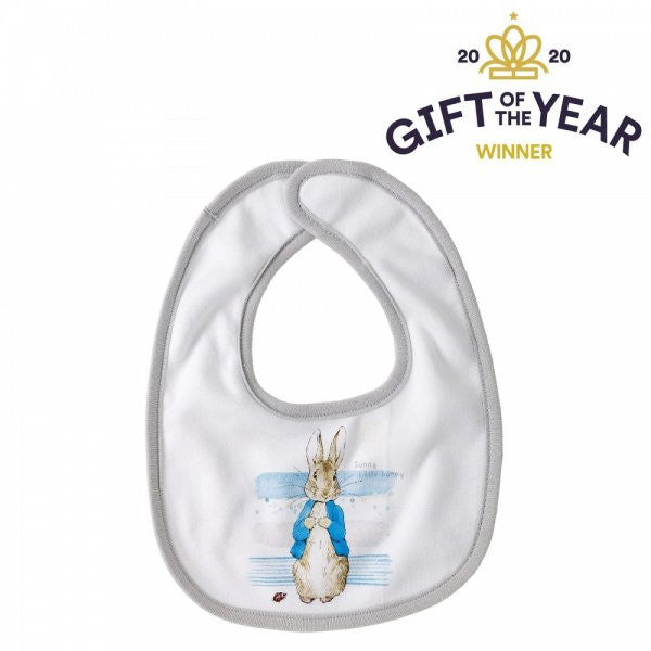 Beatrix potter design set of three bibs
