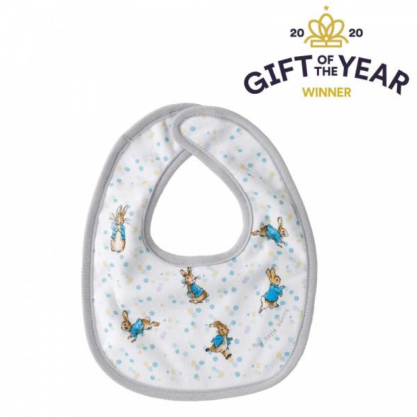 Beatrix potter design set of three bibs