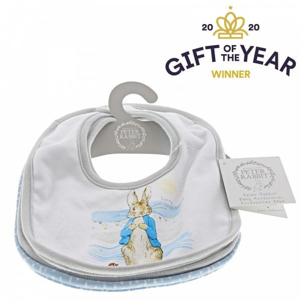 Beatrix potter design set of three bibs