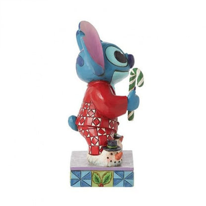 Disney Traditions Stitch in Christmas Pjs Figurine by Jim Shore 6015008