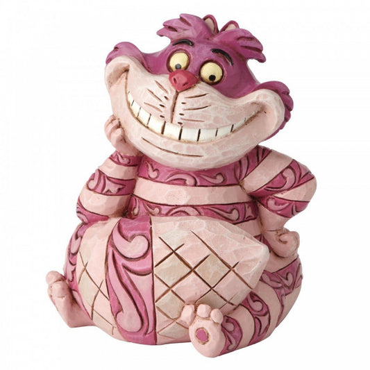 Disney Traditions Cheshire Cat from Alice in Wonderland seated mini figurine