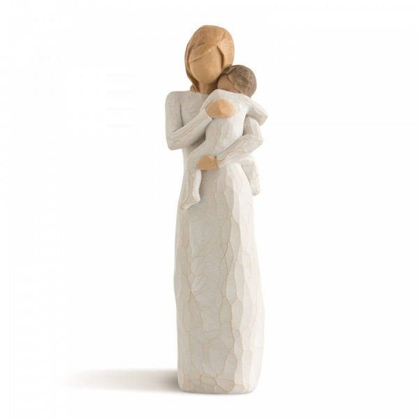 Willow Tree Figurine depicting a mother holding a baby