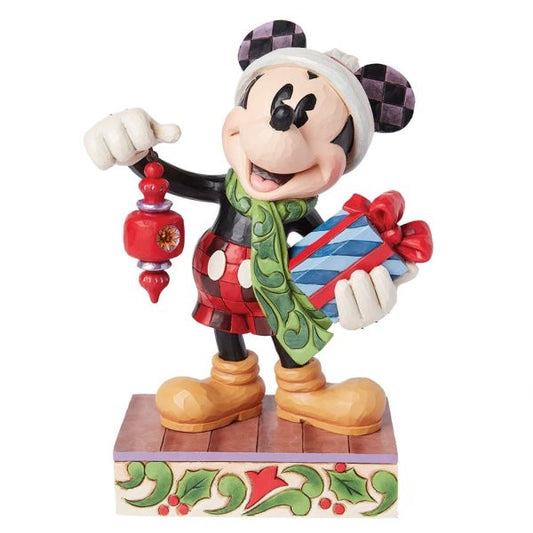 Disney Traditions Limited Edition Christmas Mickey Mouse 2024 Figurine By Jim Shore 6015737