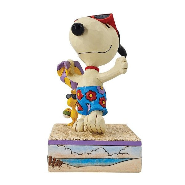 Snoopy and Woodstock On The Beach Peanuts Figurine 6014338
